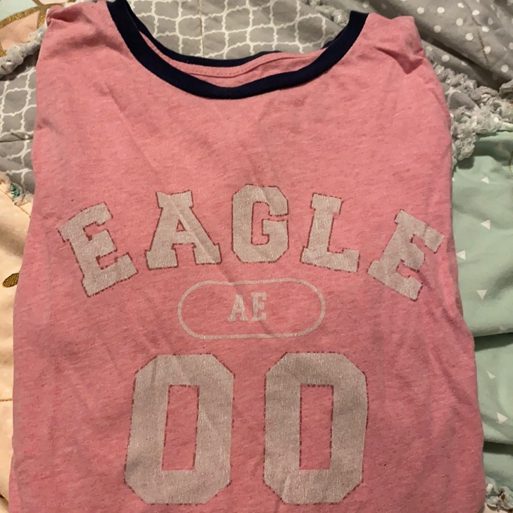 American Eagle Pink Shirt